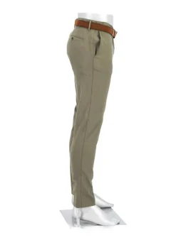 ALBERTO Hose Rob, Slim Fit, Leinen, grün^ Hosen