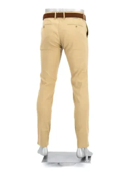 ALBERTO Hose Rob, Slim Fit, Leinen, beige^ Hosen