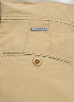 ALBERTO Hose Rob, Slim Fit, Leinen, beige^ Hosen