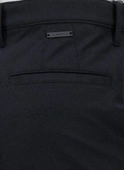 ALBERTO Hose Rob, Slim Fit, Mikrofaser wasserabweisend, schwarz meliert^ Hosen
