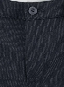 ALBERTO Hose Rob, Slim Fit, Mikrofaser wasserabweisend, navy meliert^ Hosen