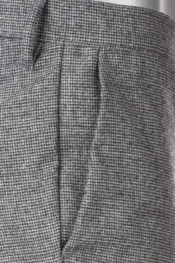 ALBERTO Hose, Slim Fit, Wolle waschbar, grau meliert^ Dressy|Hosen