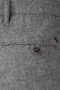 ALBERTO Hose, Slim Fit, Wolle waschbar, grau meliert^ Dressy|Hosen