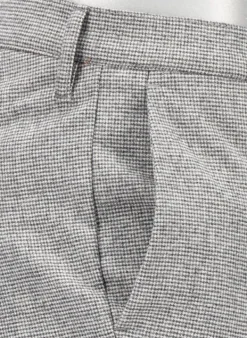 ALBERTO Hose, Slim Fit, Wolle waschbar, hellgrau meliert^ Hosen