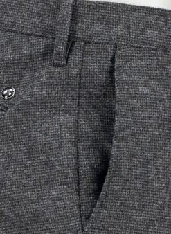 ALBERTO Hose, Slim Fit, Wolle waschbar, anthrazit meliert^ Hosen