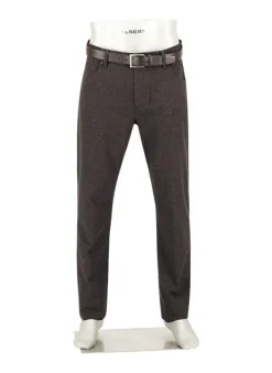 ALBERTO Hose Stone, Modern Fit, Baumwoll-Stretch, anthra-schoko^ Hosen