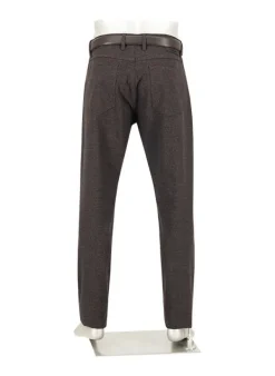 ALBERTO Hose Stone, Modern Fit, Baumwoll-Stretch, anthra-schoko^ Hosen