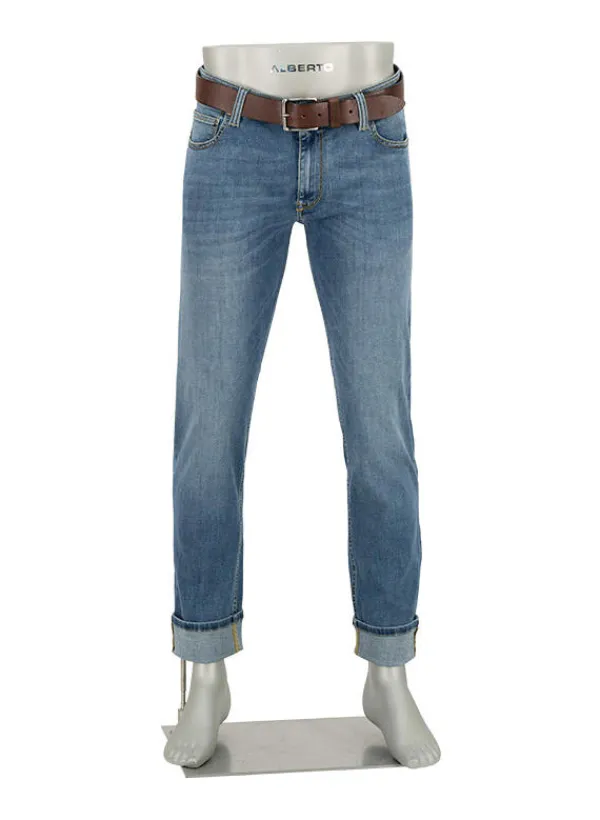 ALBERTO Jeans Bike, Regular Fit, Baumwolle T400®, dunkelblau^ Jeans|Bike