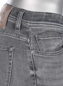 ALBERTO Jeans Bike, Regular Fit, Baumwolle T400® 10oz, graphit^ Bike|Jeans