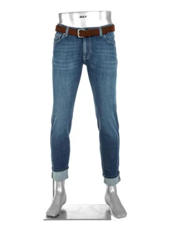 ALBERTO Jeans Bike, Slim Fit, Baumwoll-Stretch 12oz, blau^ Bike|Jeans