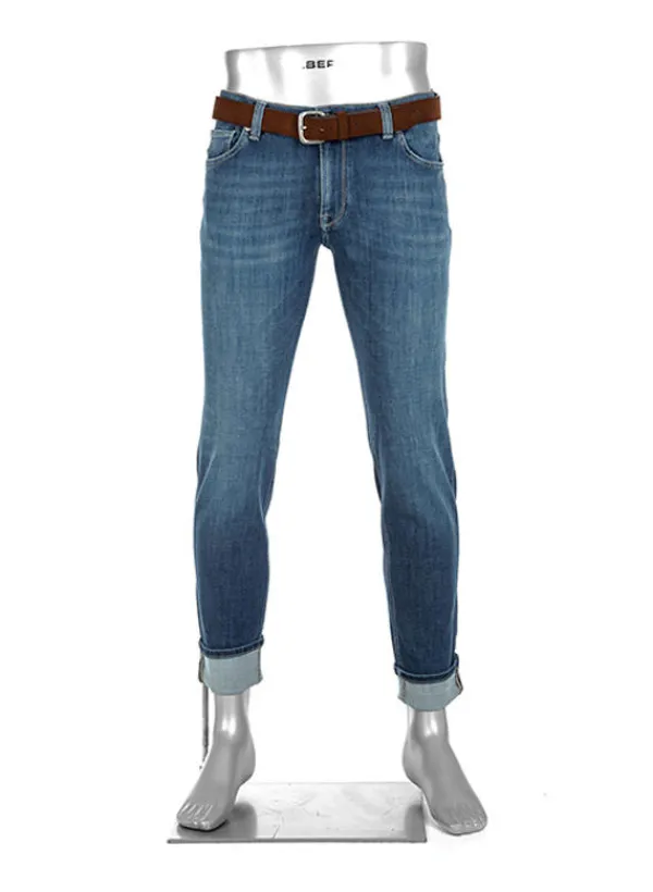 ALBERTO Jeans Bike, Slim Fit, Baumwoll-Stretch 12oz, blau^ Bike|Jeans