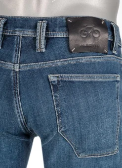 ALBERTO Jeans Bike, Slim Fit, Baumwoll-Stretch 12oz, blau^ Bike|Jeans