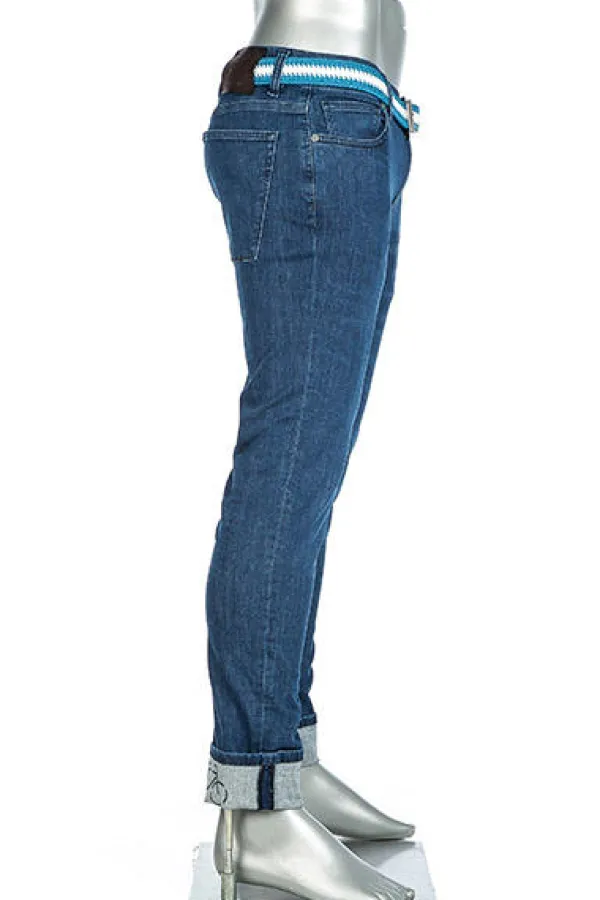 ALBERTO Jeans Bike, Slim Fit, Bio Baumwoll-Stretch 11oz, blau^ Bike|Jeans