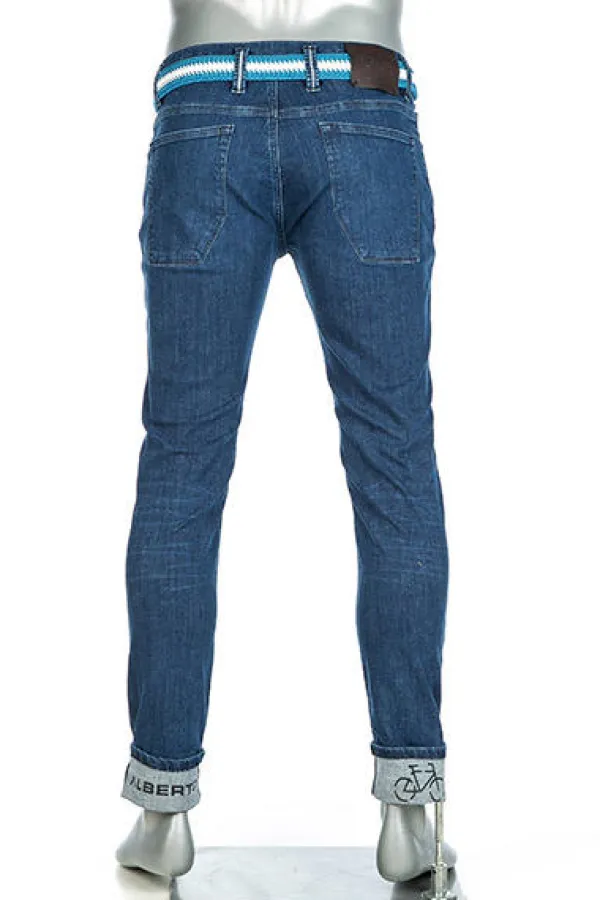 ALBERTO Jeans Bike, Slim Fit, Bio Baumwoll-Stretch 11oz, blau^ Bike|Jeans