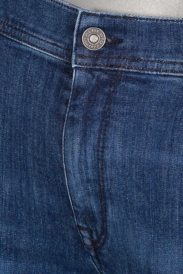 ALBERTO Jeans Bike, Slim Fit, Bio Baumwoll-Stretch 11oz, blau^ Bike|Jeans