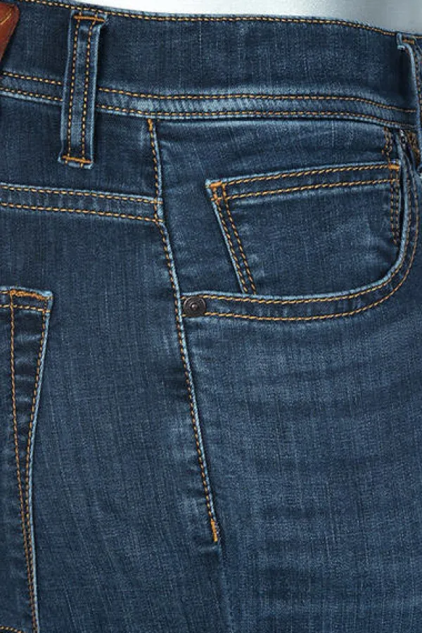 ALBERTO Jeans BikeSpeed, Slim Fit, Baumwoll-Stretch Coolmax®, mittelblau^ Bike|Jeans
