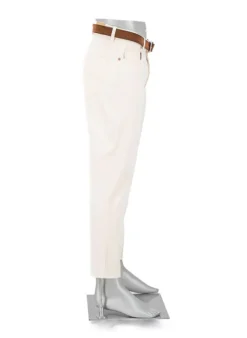 ALBERTO Jeans Jive, Wide Fit, Baumwoll-Stretch cropped, creme^ Alles Weiss|Jeans