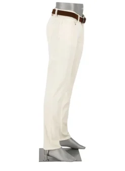 ALBERTO Jeans Pipe, Regular Fit, Baumwolle T400®, ecru^ Alles Weiss|Jeans