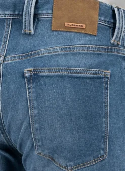 ALBERTO Jeans Pipe, Regular Fit, Baumwolle T400®, blau^ Jeans