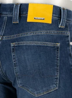 ALBERTO Jeans Pipe, Regular Fit, Baumwolle T400®, blau^ Jeans|Premium Business Jeans