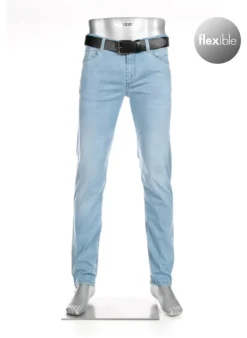 ALBERTO Jeans Pipe, Regular Fit, Baumwolle-Tencel™, hellblau^ Jeans