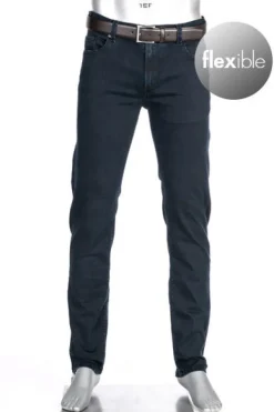 ALBERTO Jeans Pipe, Regular Fit, Baumwolle T400® 10oz, dunkelblau^ Jeans
