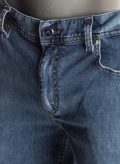 ALBERTO Jeans Pipe, Regular Fit, Baumwoll-Stretch COOLMAX®, dunkelblau^ Jeans|Premium Business Jeans