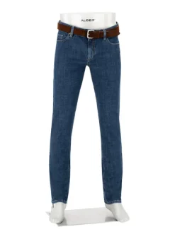 ALBERTO Jeans Pipe, Regular Fit, Baumwoll-Stretch, dunkelblau^ Jeans