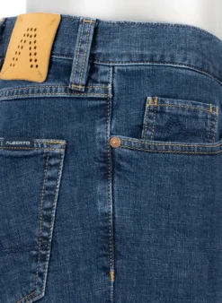 ALBERTO Jeans Pipe, Regular Fit, Baumwoll-Stretch, dunkelblau^ Jeans