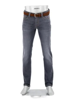 ALBERTO Jeans Pipe, Regular Fit, Baumwolle T400®, dunkelgrau^ Jeans