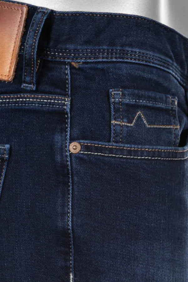 ALBERTO Jeans Pipe, Regular Fit, Baumwolle T400® 10oz, navy^ Jeans