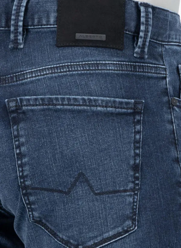 ALBERTO Jeans Pipe, Regular Fit, Baumwolle T400®, navy^ Jeans