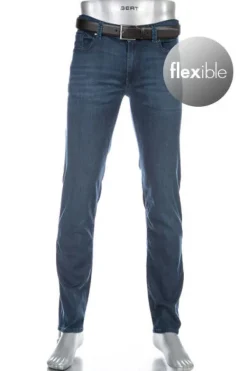 ALBERTO Jeans Pipe, Regular Fit, Baumwolle-Tencel™, dunkelblau^ Jeans