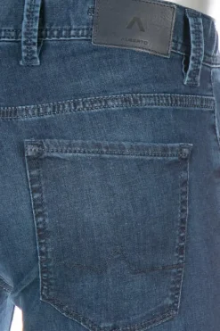 ALBERTO Jeans Pipe, Regular Fit, Baumwolle-Tencel™, dunkelblau^ Jeans