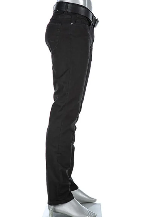 ALBERTO Jeans Pipe, Regular Fit, Baumwoll-Stretch COOLMAX®, schwarz^ Jeans|Premium Business Jeans