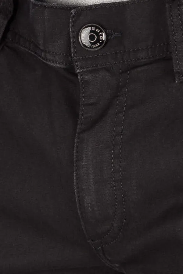 ALBERTO Jeans Pipe, Regular Fit, Baumwoll-Stretch COOLMAX®, schwarz^ Jeans|Premium Business Jeans
