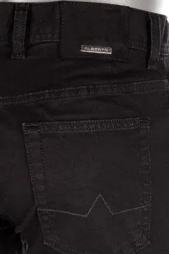 ALBERTO Jeans Pipe, Regular Fit, Baumwoll-Stretch COOLMAX®, schwarz^ Jeans|Premium Business Jeans