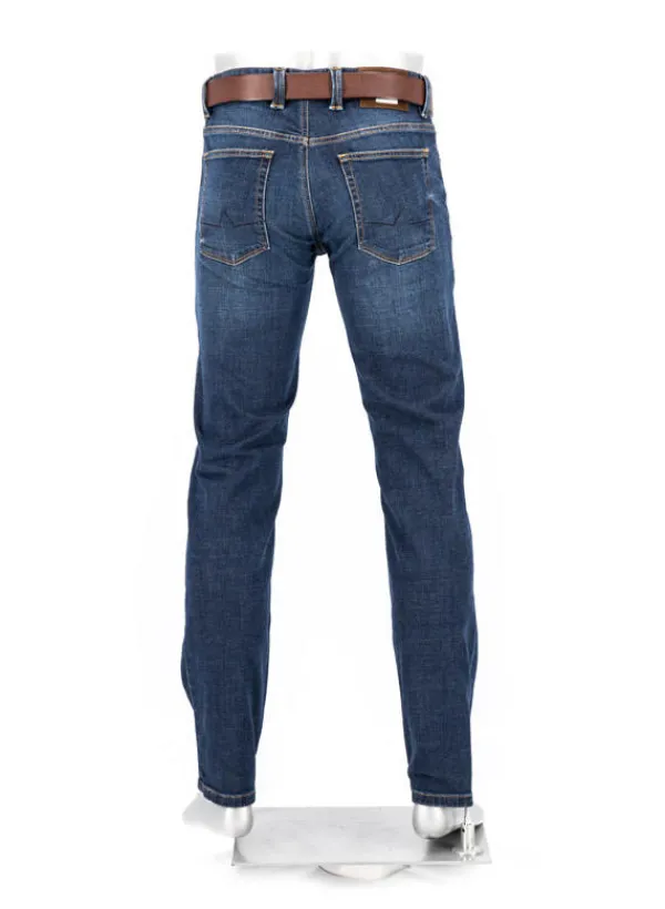 ALBERTO Jeans Pipe, Regular Fit, Bio Baumwolle T400®, dunkelblau^ Jeans