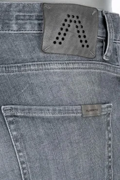 ALBERTO Jeans Slim, Slim Fit, Baumwolle T400®, grau^ Jeans
