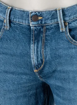 ALBERTO Jeans Slipe, Tapered Fit, Baumwoll-Stretch, blau^ Jeans