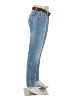 ALBERTO Jeans Slipe, Tapered Fit, Baumwoll-Stretch, hellblau^ Jeans