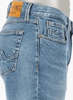 ALBERTO Jeans Slipe, Tapered Fit, Baumwoll-Stretch, hellblau^ Jeans