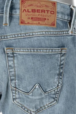 ALBERTO Jeans Slipe, Tapered Fit, Japan Denim, jeansblau^ Jeans