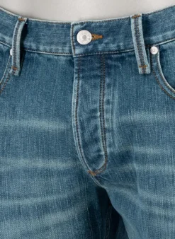 ALBERTO Jeans Slipe, Tapered Fit, Japan Denim, dunkelblau^ Jeans