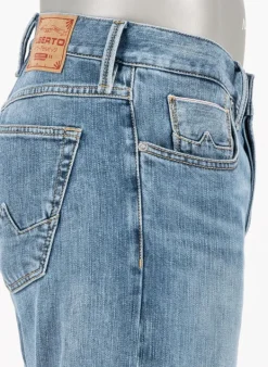 ALBERTO Jeans Slipe, Tapered Fit, Japan Denim, hellblau^ Jeans