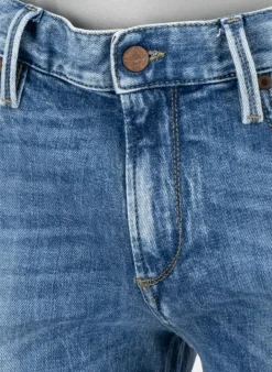 ALBERTO Jeans Slipe, Tapered Fit, Organic Denim, blau^ Jeans