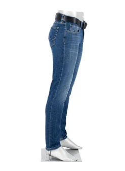 ALBERTO Jeans Slipe, Tapered Fit, Organic Denim, dunkelblau^ Jeans