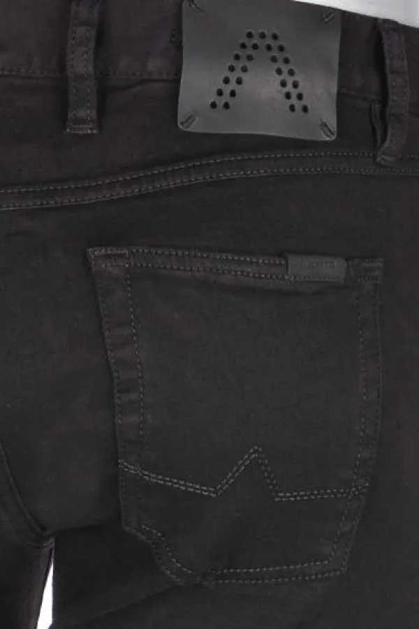 ALBERTO Jeans Stone, Baumwolle T400®, schwarz^ Jeans