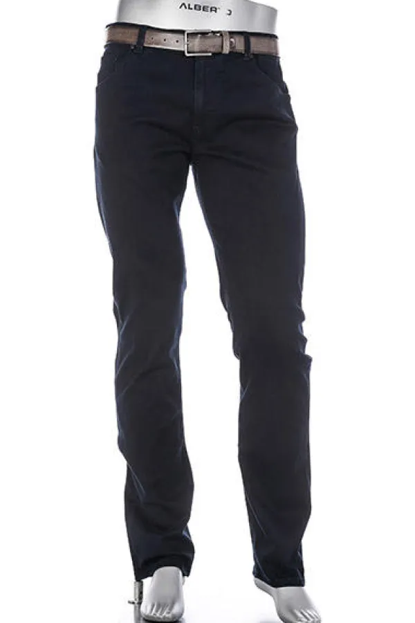ALBERTO Jeans Stone, Baumwoll-Stretch, nachtblau^ Jeans