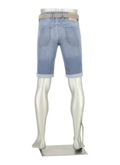 ALBERTO Jeansshorts BikeSpeed, Regular Fit, Baumwoll-Stretch Coolmax®, hellblau^ Bike|Jeans